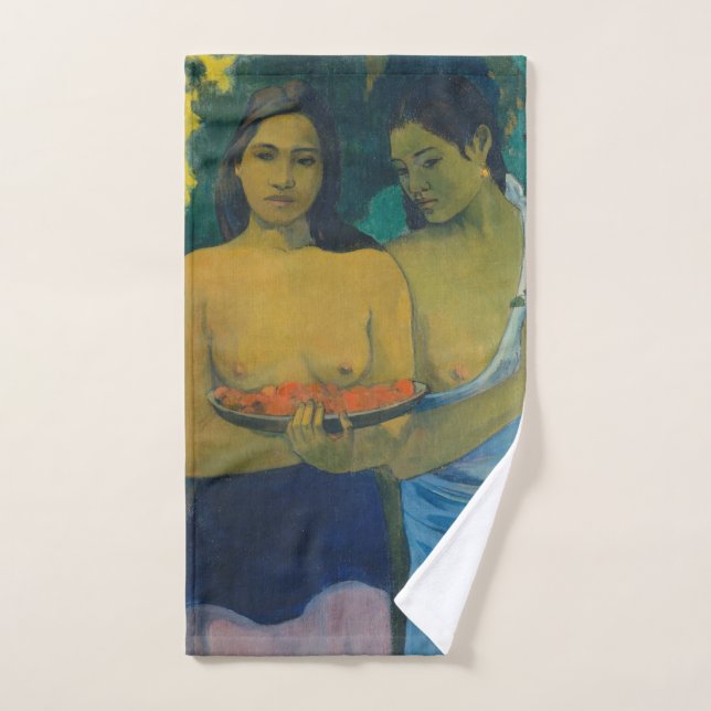 Paul Gauguin - Two Tahitian Women Bath Towel Set (Hand Towel)