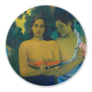 Paul Gauguin - Two Tahitian Women Ceramic Knob