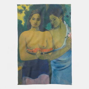 Paul Gauguin - Two Tahitian Women Kitchen Towel