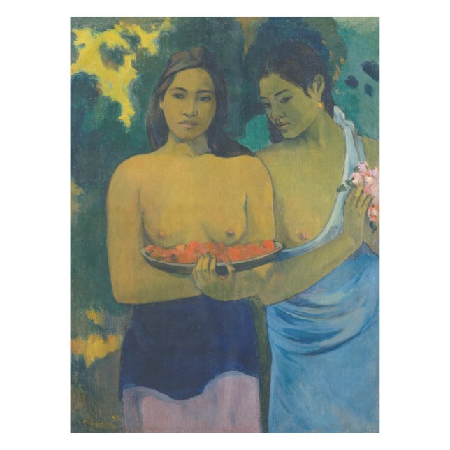 Paul Gauguin - Two Tahitian Women Tablecloth (Front)