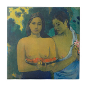 Paul Gauguin - Two Tahitian Women Tile