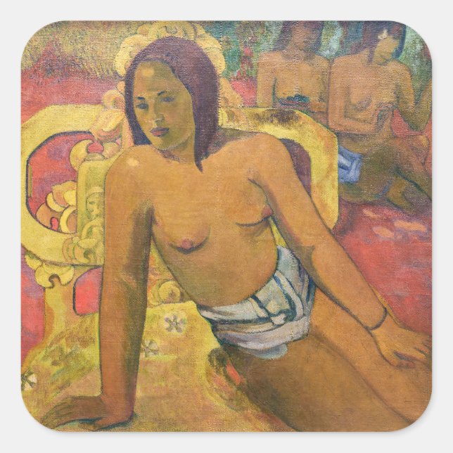 Paul Gauguin - Vairumati Square Sticker (Front)