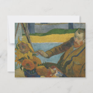 Paul Gauguin Vincent van Gogh painting sunflowers
