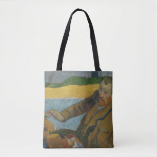 Paul Gauguin Vincent van Gogh painting sunflowers  Tote Bag