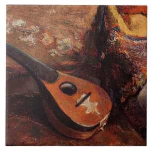 Paul Gauguin Vintage Mandolin on a Chair Tile