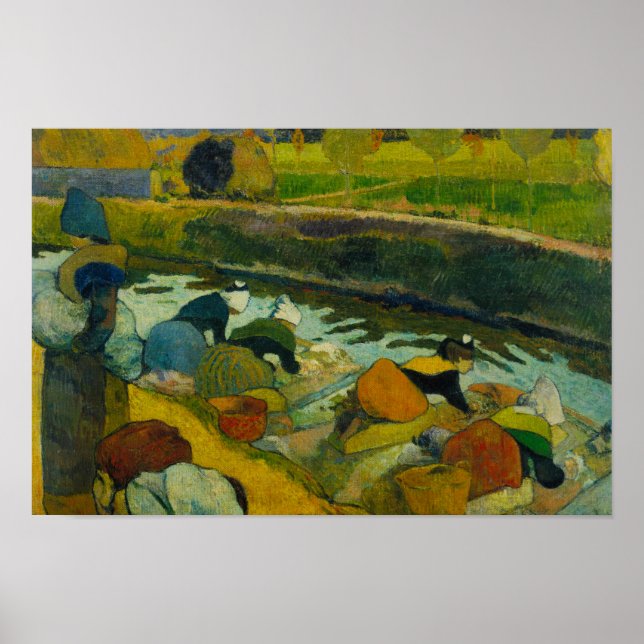 Paul Gauguin - Washerwomen Poster (Front)