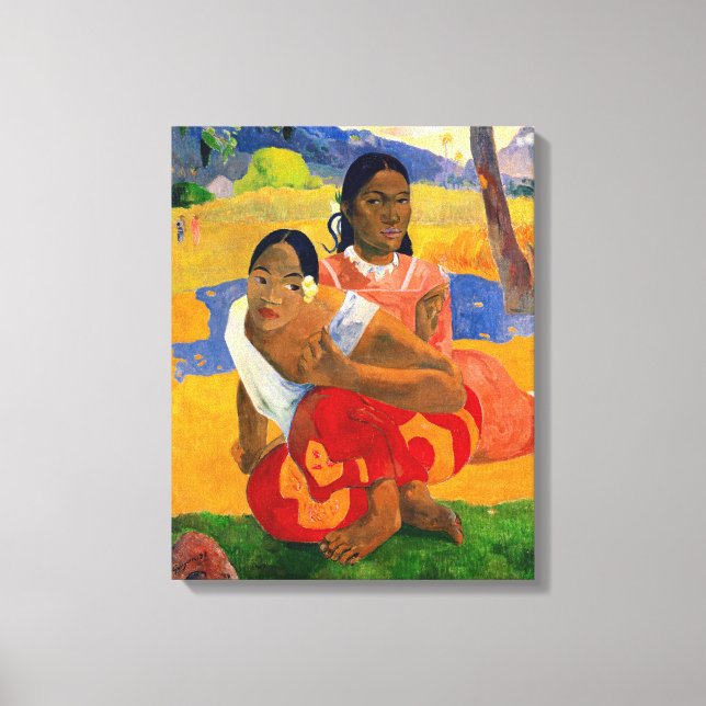 Paul Gauguin - When Will You Marry? Canvas Print (Front)