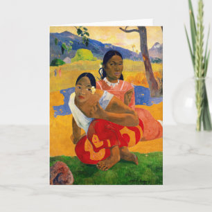 Paul Gauguin - When Will You Marry? Card