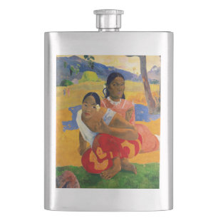 Paul Gauguin - When Will You Marry? Hip Flask