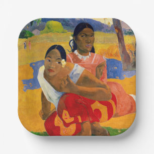 Paul Gauguin - When Will You Marry? Paper Plate