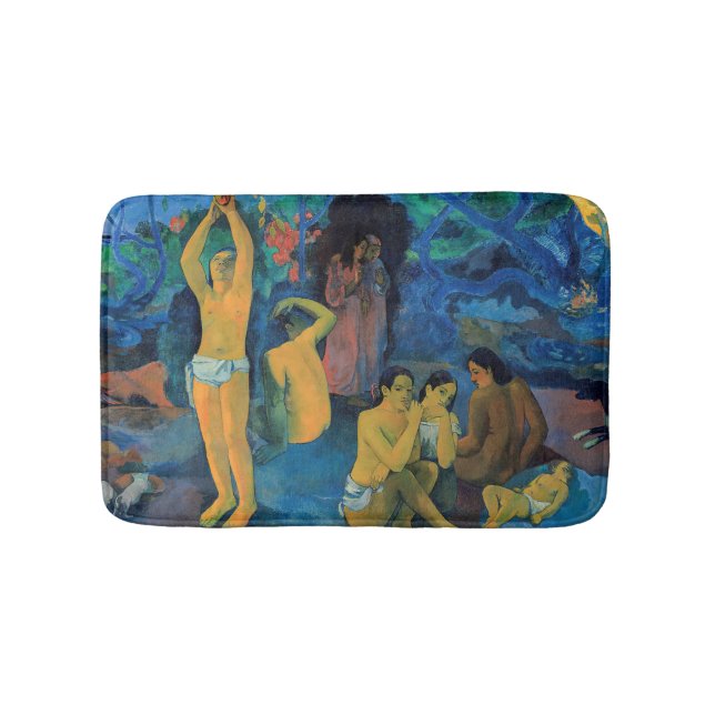 Paul Gauguin - Where Do We Come From? Bath Mat (Front)