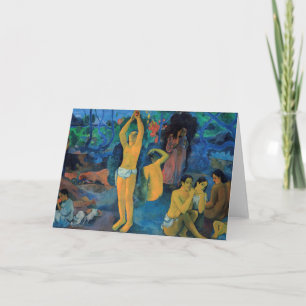 Paul Gauguin - Where Do We Come From? Card