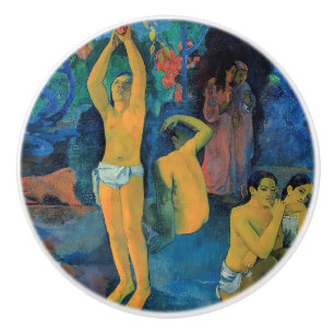 Paul Gauguin - Where Do We Come From? Ceramic Knob