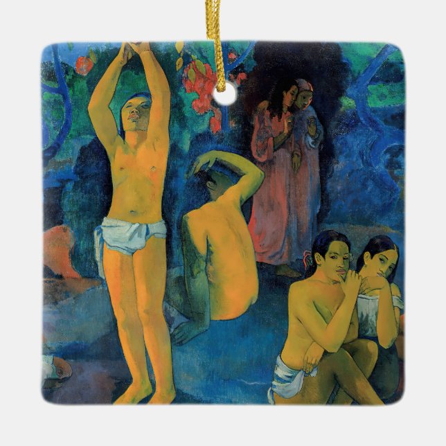 Paul Gauguin - Where Do We Come From? Ceramic Ornament (Front)
