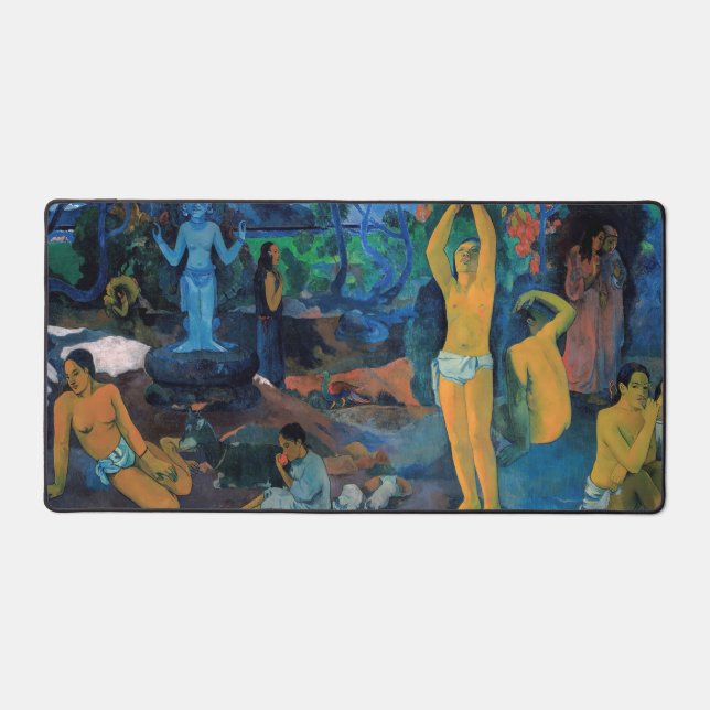 Paul Gauguin - Where Do We Come From? Desk Mat (Front)