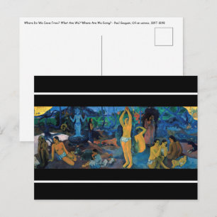 Paul Gauguin - Where Do We Come From? Postcard