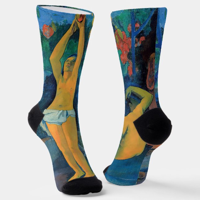 Paul Gauguin - Where Do We Come From? Socks (Angled)