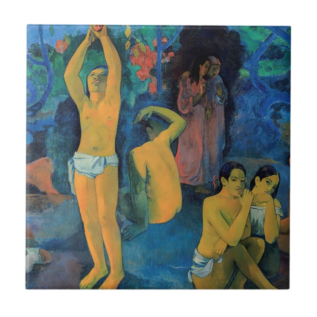 Paul Gauguin - Where Do We Come From? Tile (Front)