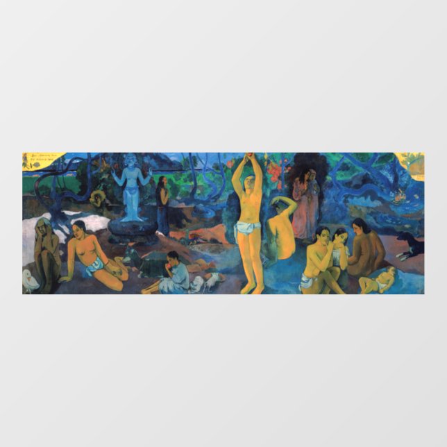 Paul Gauguin - Where Do We Come From? Window Cling (Sheet)