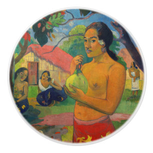 Paul Gauguin - Woman Holding a Fruit Ceramic Knob