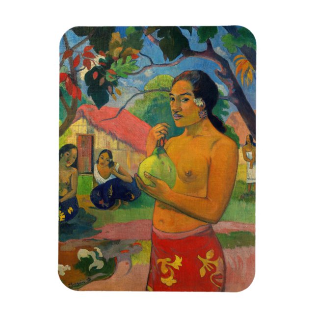 Paul Gauguin - Woman Holding a Fruit Magnet (Vertical)