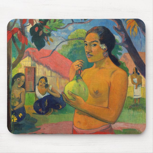 Paul Gauguin - Woman Holding a Fruit Mouse Pad (Front)