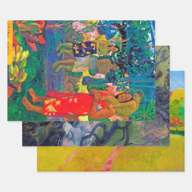 Paul Gauguin Wrapping Paper Sheet (Set)