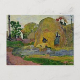 Paul Gauguin   Yellow Haystacks, or Golden Harvest Postcard