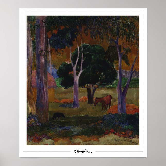Paul Gauguin Zedign Art Poster #24 (Front)