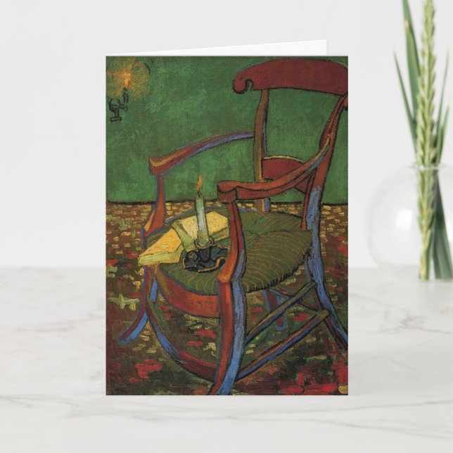 Paul Gauguin's Armchair by Vincent van Gogh Card (Front)