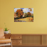 Paul Gauguin's painting, Meadow in Martinique,