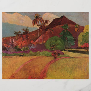 Paul Gauguin's Tahitian Landscape (1893) Flyer