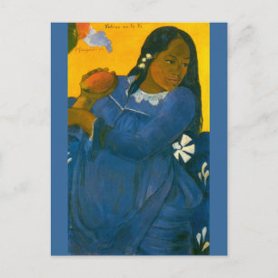 Paul Gauguin's Woman with a Mango (1892) Postcard