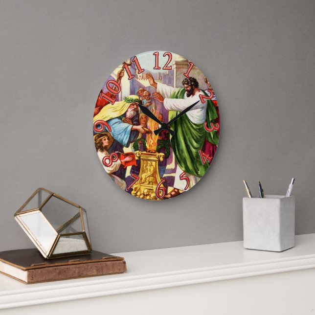 paul guérit un homme boiteux à l' horloge de lystr (Bureau)