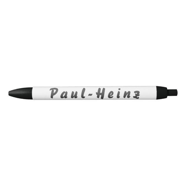 Paul-Heinz Kugelschreiber Black Ink Pen (Front)