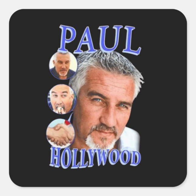 Paul Hollywood Square Sticker (Front)