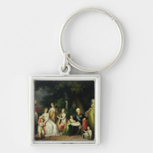 Paul I , Maria Feodorovna and their Children Keychain