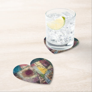 Paul Klee Abstract Art Cubism  Paper Coaster