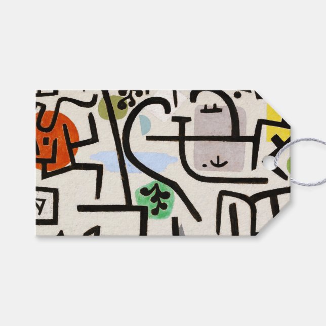 Paul Klee, Abstract Art Gift Tags (Front (Horizontal))