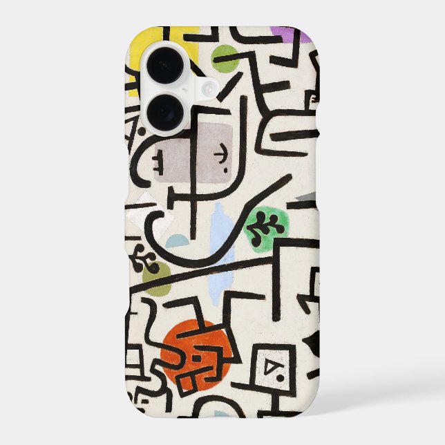  Paul Klee Abstract Art iPhone Case (Back)