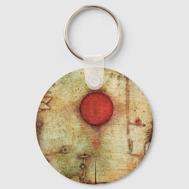 Paul Klee Ad Marginem Painting Keychain (Front)