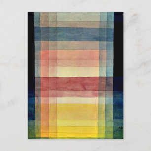 Paul Klee art: Architecture of the Plain Postcard