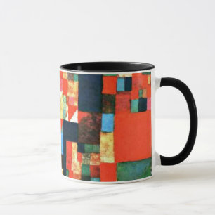 Paul Klee art - City Picture with Red and Green Mug