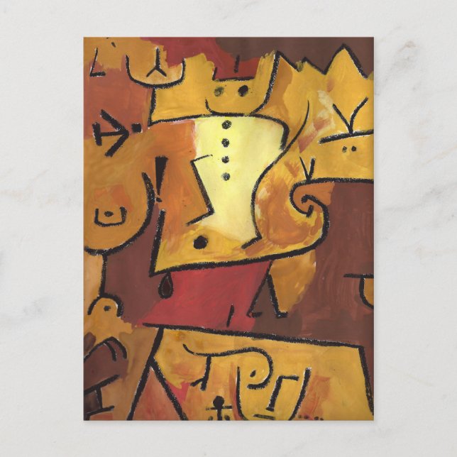 Paul Klee Art Postcard (Front)