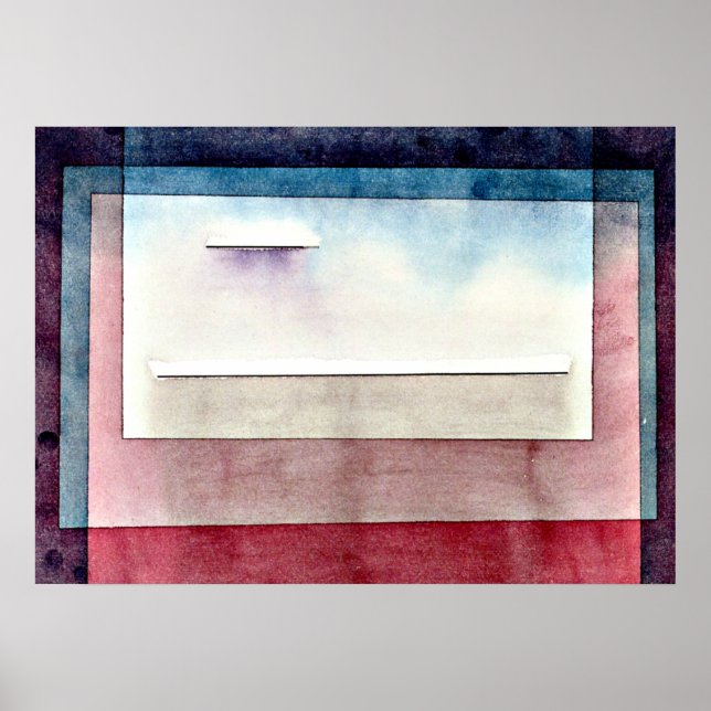 Paul Klee art: Resting, painting by Paul Klee Poster (Front)