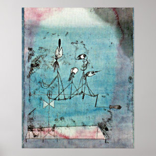 Paul Klee art, Twittering Machine Poster
