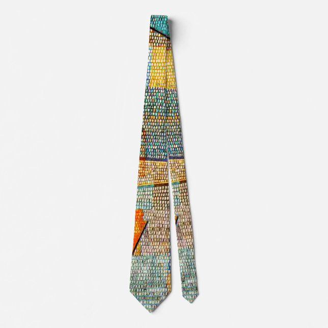 Paul Klee artwork, Ad Parnassus Tie (Front)