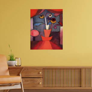 Paul Klee artwork, Autumn Flower, Poster
