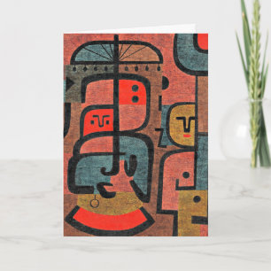 Paul Klee artwork, Exotics Card