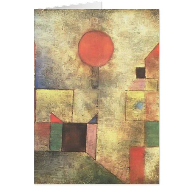 Paul Klee : Ballon rouge (Devant)